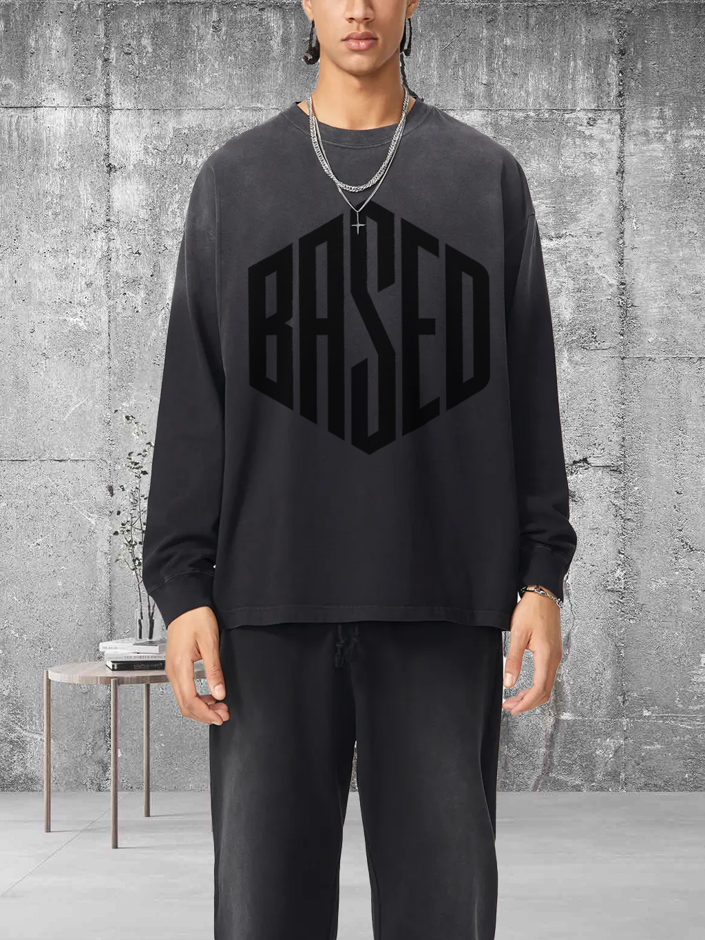 Based Black Sweater