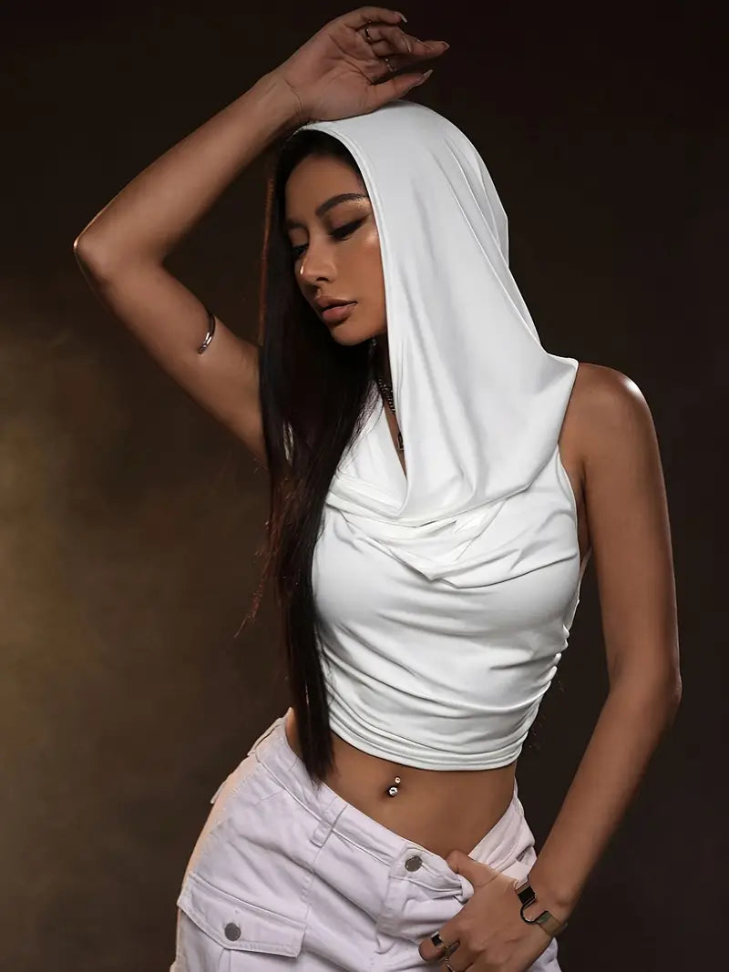 Hooded Festival Crop Top
