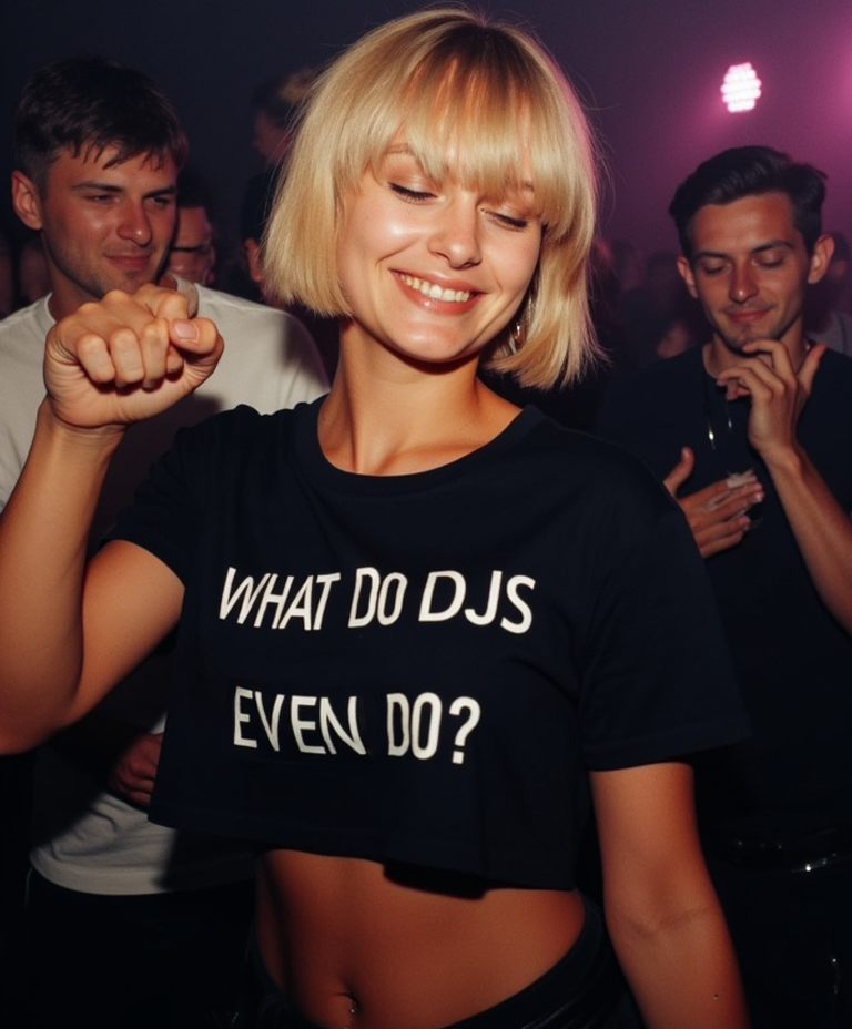 What Do DJs Even Do? Baby Tee