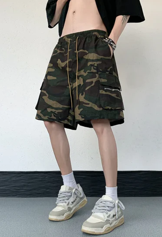 Camouflage Cargo Shorts