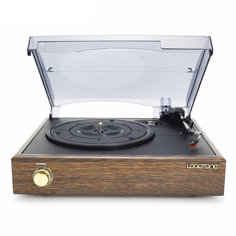 LoopTone 3-Speed Classic Phonograph Gramophone Turntable