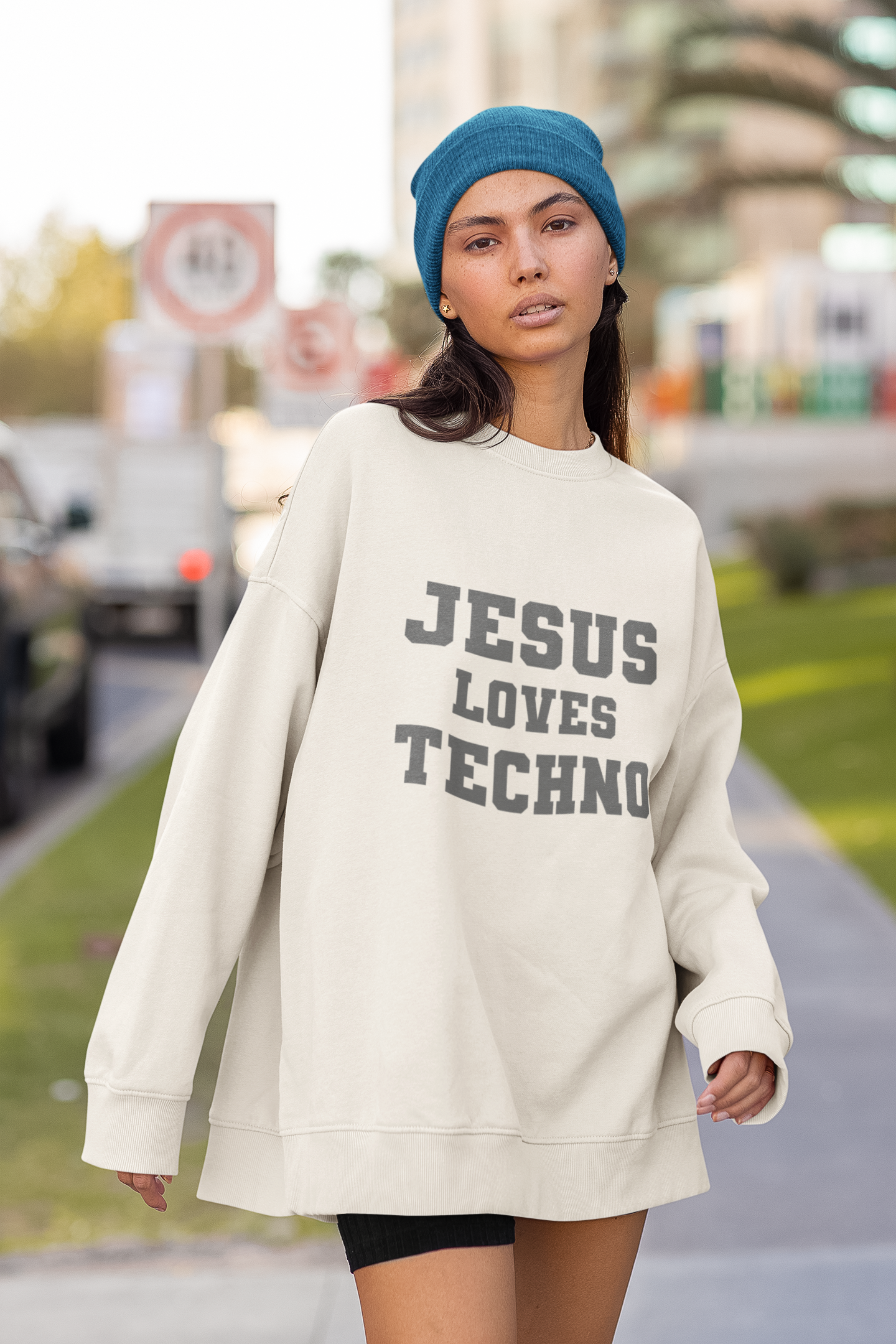 JC Loves Techno - Sweatshirt