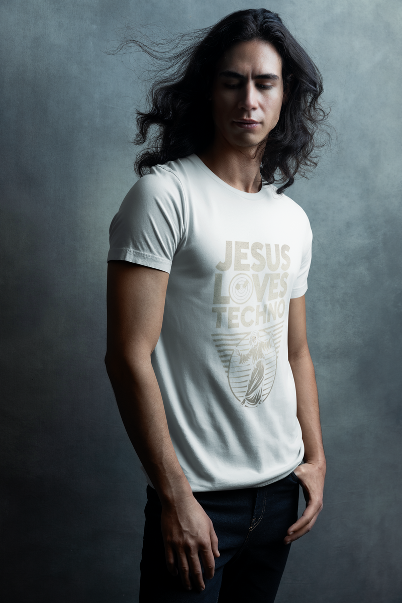 Jesus Loves Techno - Unisex t-shirt