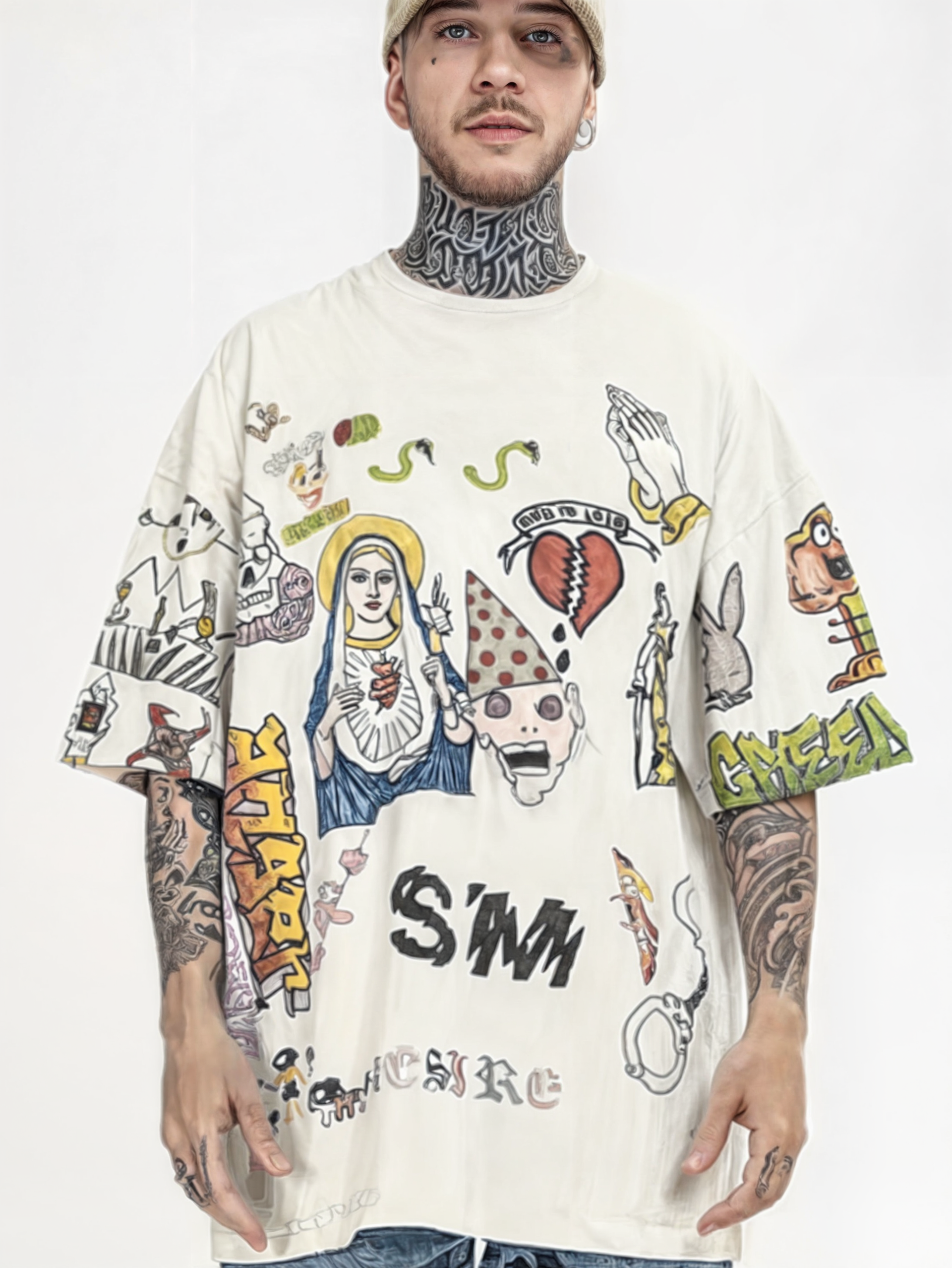 Graffiti Oversized T-Shirt