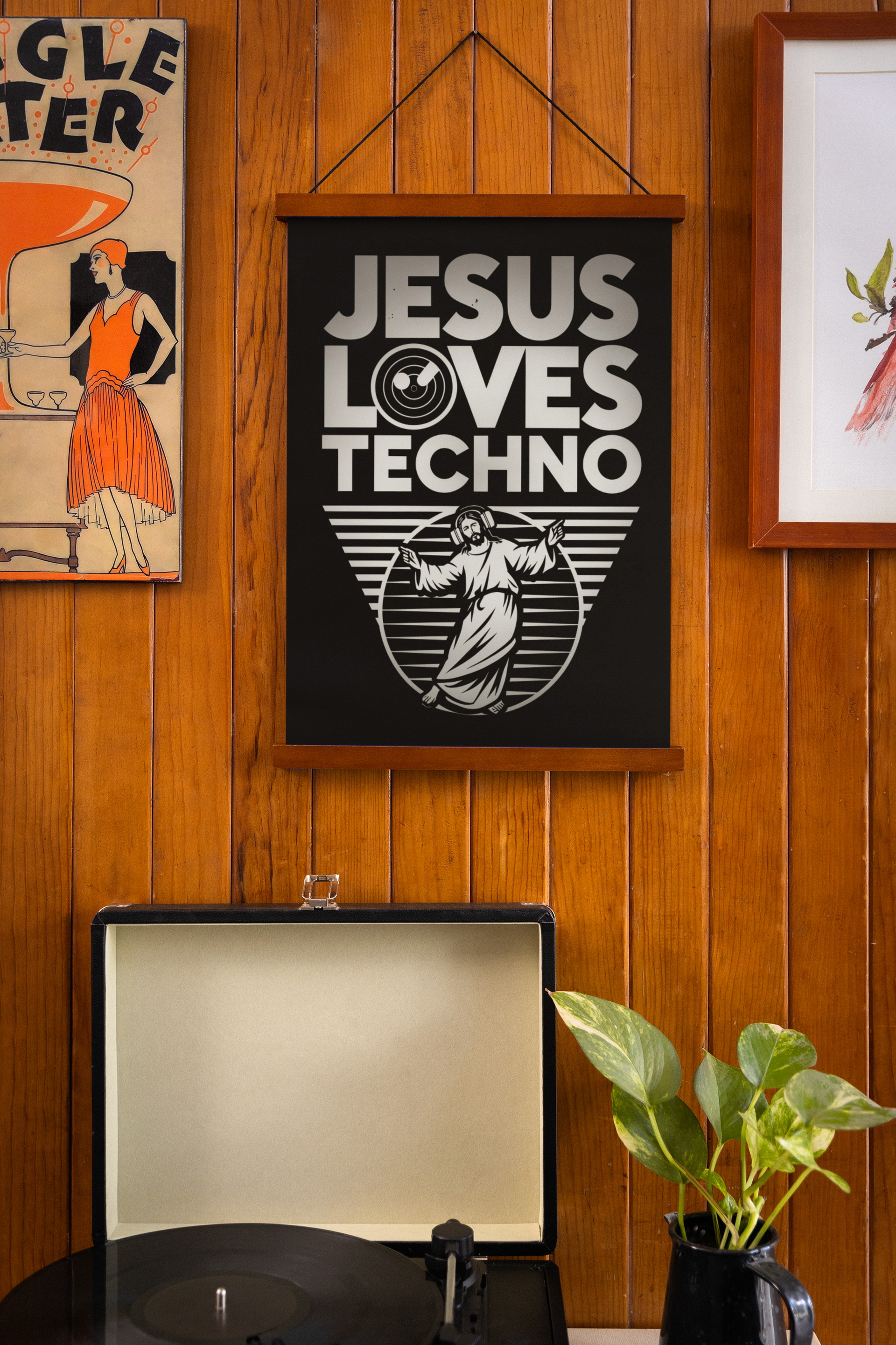 JC Loves Techno Poster