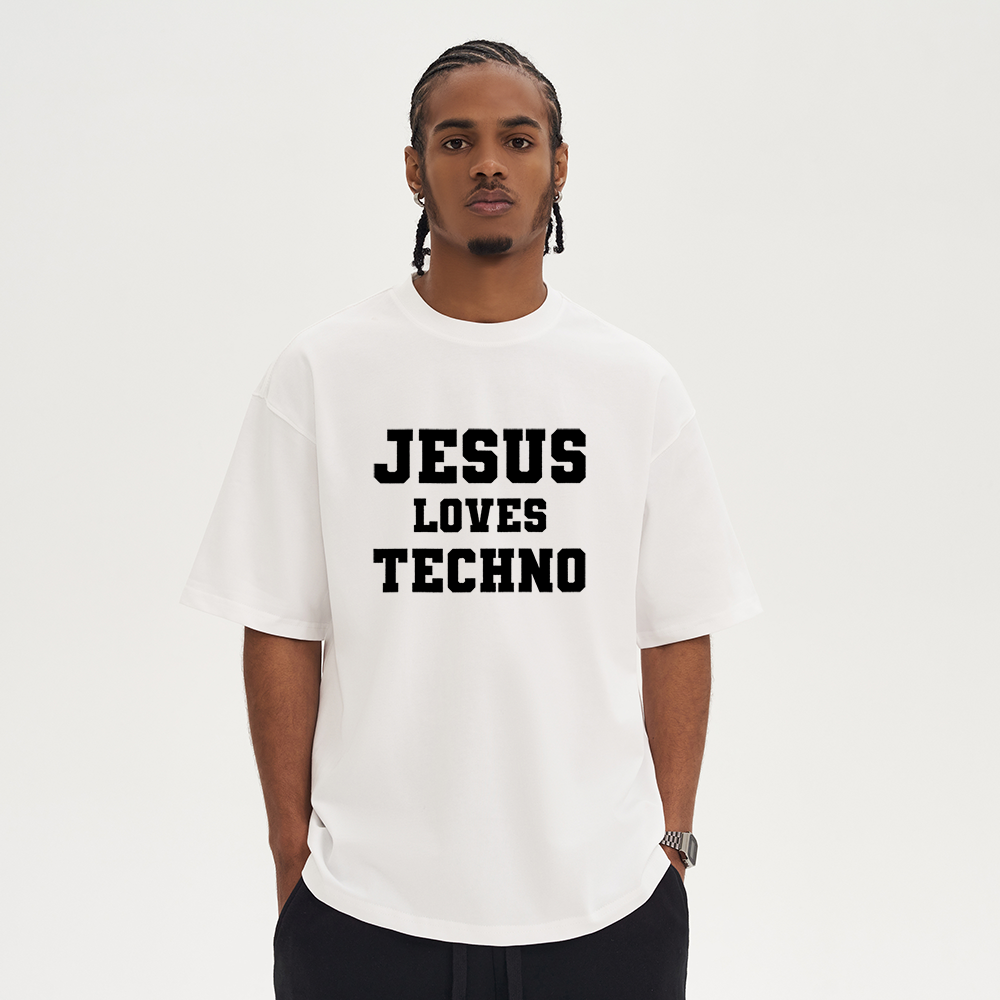 JC Loves Techno - Boxy Tee