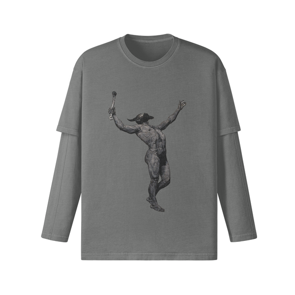 Devil Dance Two Pieces Vintage Long Sleeve