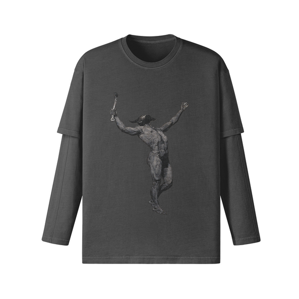 Devil Dance Two Pieces Vintage Long Sleeve